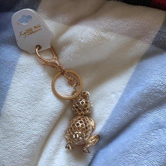 $5/FREE ADD ON | Bejewelled Frog Keychain🐸 - Picture 2 of 2